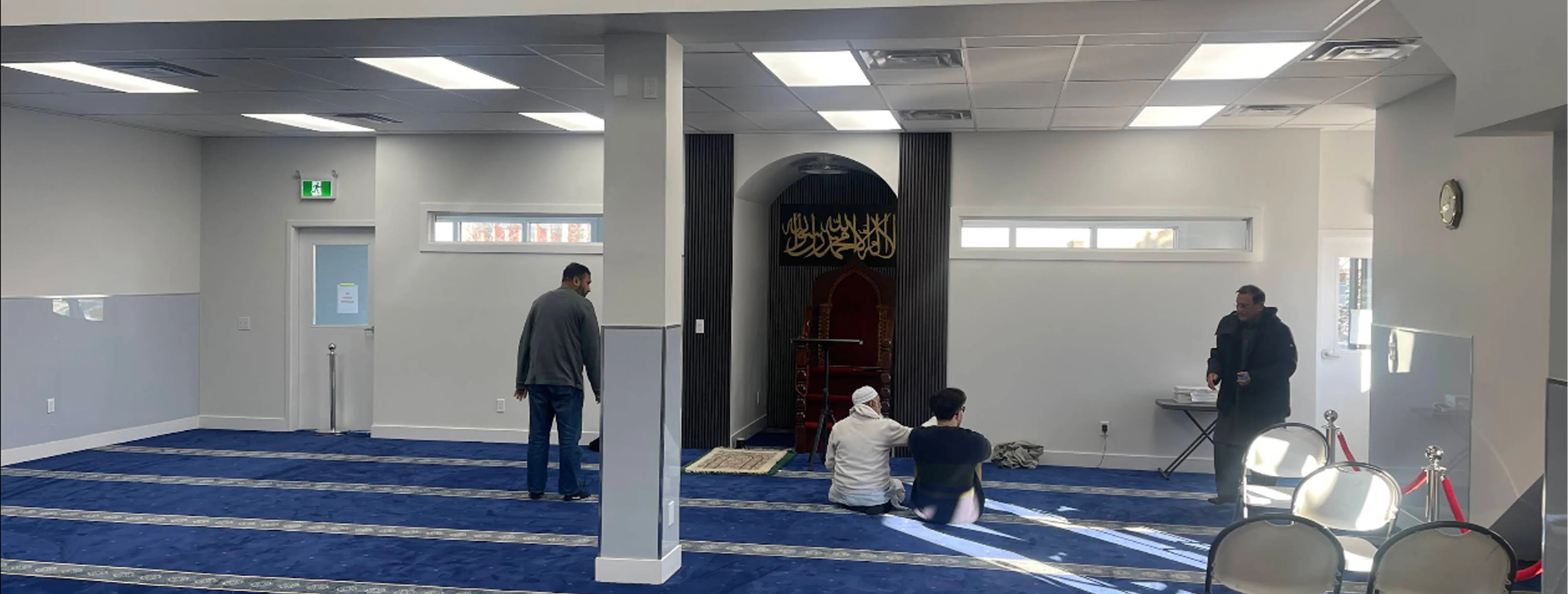 Exterior view of Baitul Aman Islamic Society Edmonton building